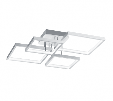 Trio Lighting Πλαφονιέρα LED 24W Μεταλλικό SORRENTO