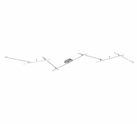 Trio Lighting Πλαφονιέρα LED 28W Μέταλλο INDIRA