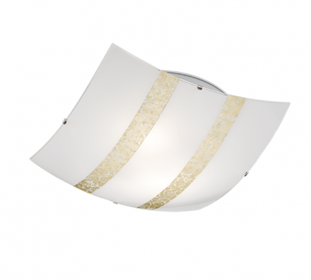 Trio Lighting Πλαφονιέρα LED 2xE27 Γυαλί NIKOSIA
