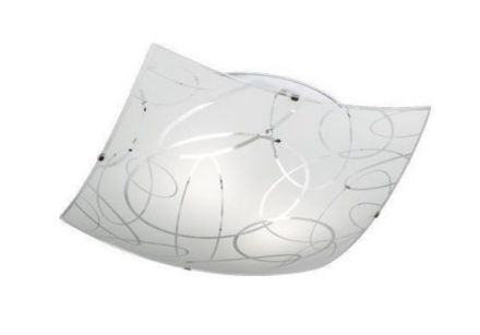 Trio Lighting Πλαφονιέρα LED 2xE27 Γυαλί SPIRELLI