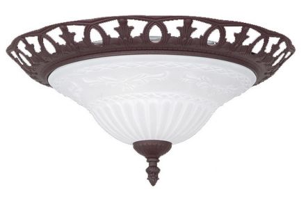 Trio Lighting Πλαφονιέρα LED 2xE27 Μέταλλο RUSTICA