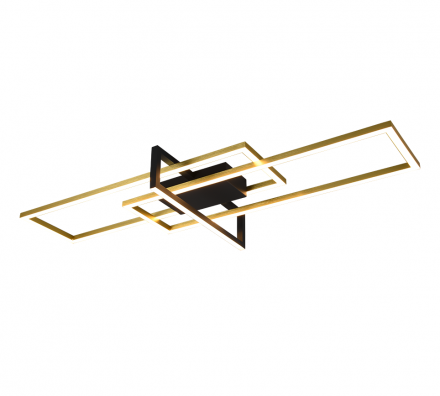 Trio Lighting Πλαφονιέρα LED 34W Μεταλλικό SALINAS