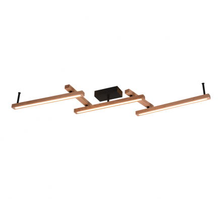 Trio Lighting Πλαφονιέρα LED 36W Ξύλινο BELLARI