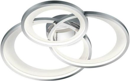 Trio Lighting Πλαφονιέρα LED 36W Μεταλλική GRANADA