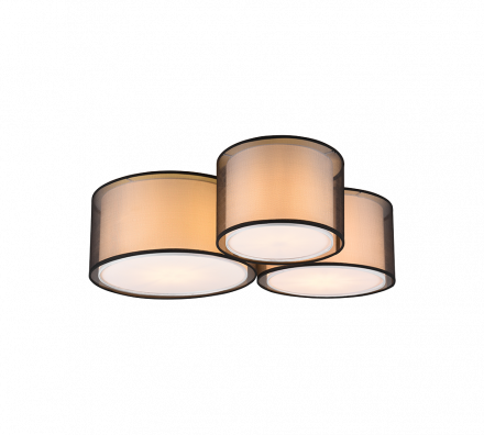 Trio Lighting Πλαφονιέρα LED 3xE27 BURTON