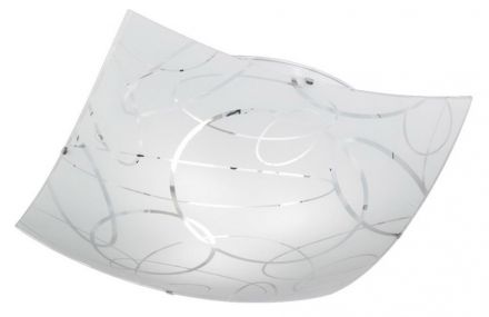 Trio Lighting Πλαφονιέρα LED 3xE27 Γυαλί SPIRELLI