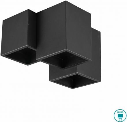 Trio Lighting Πλαφονιέρα LED 3xGU10 Μεταλλική FERNANDO
