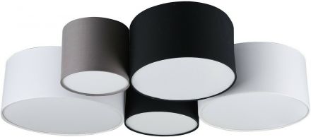 Trio Lighting Πλαφονιέρα LED 5xE27 Υφασμάτινη HOTEL Πολύχρωμη 90cm
