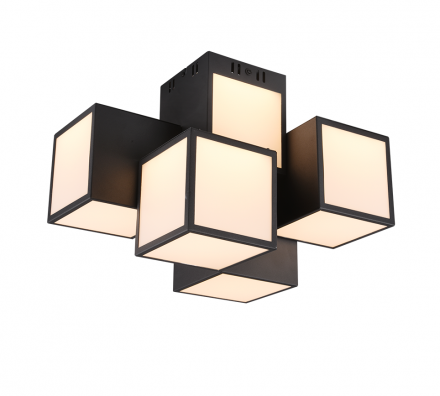 Trio Lighting Πλαφονιέρα LED RGBW 5x7W Μέταλλο OSCAR