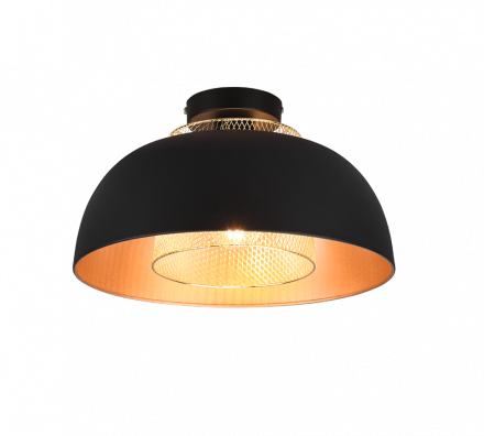 Trio Lighting Πλαφονιέρα Οροφής LED 1xE27 PUNCH Μεταλλική