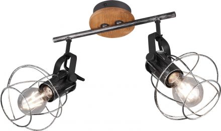 Trio Lighting Spot LED 2xE27 Μέταλλο MADRAS