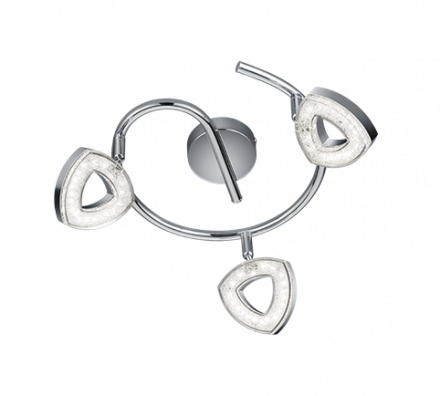 Trio Lighting Spot LED 3x3.5W Μεταλλικό TOURS