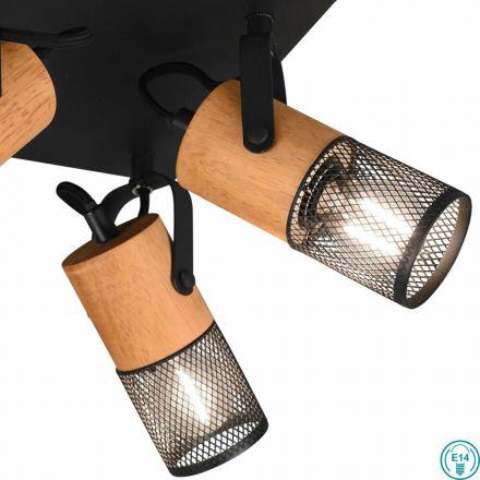 Trio Lighting Spot LED 4xE14 Μέταλλο TOSH