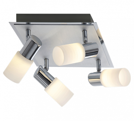 Trio Lighting Spot Οροφής LED 4x4.3W CLAPTON