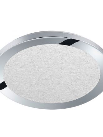 Trio Lighting Στρογγυλό LED Panel 24W Πλαστικό CESAR
