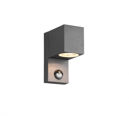 Trio Lighting Επίτοιχο Spot ROYA LED GU10 Με Αισθητήρα Κίνησης IP44
