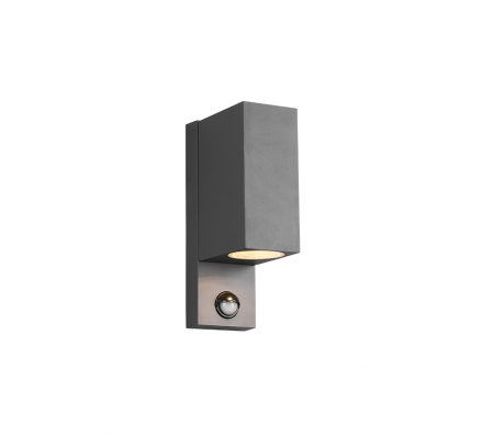 Trio Lighting Επίτοιχο Spot ROYA LED GU10 Με Αισθητήρα Κίνησης IP44