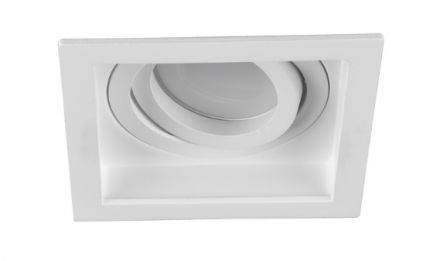 Trio Lighting Τετράγωνη Χωνευτή Θήκη Spot LED 1xGU10 KENAI