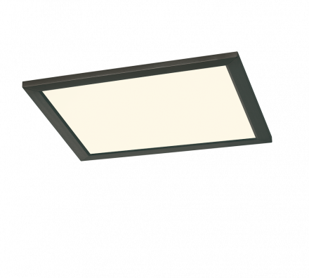 Trio Lighting Τετράγωνο LED Panel 15W Μεταλλικό PHOENIX Μαύρο