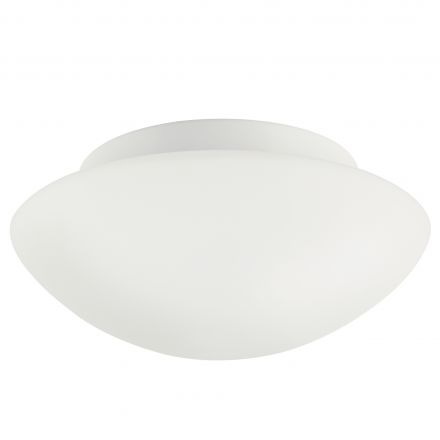 Πλαφονιέρα Ufo LED E27 Γυαλί Λευκό IP20