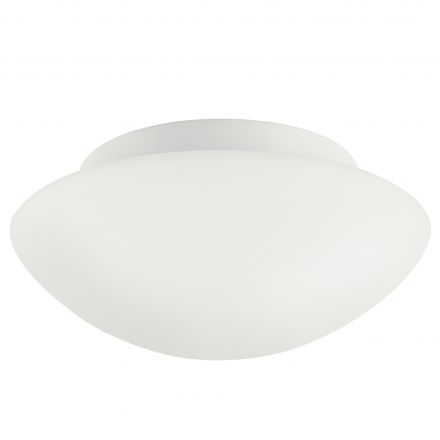 Πλαφονιέρα Ufo Maxi LED 2xE27 Γυαλί Λευκό IP20