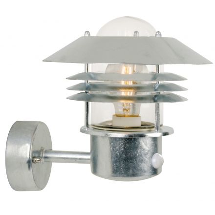 Επίτοιχο Φωτιστικό Vejers Up Sensor LED E27 Galvanized IP54