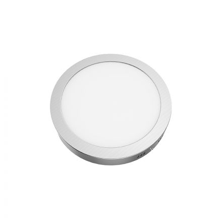 ACA Στρογγυλό LED Panel Οροφής VEKO 18W 4000K Nickel Mat