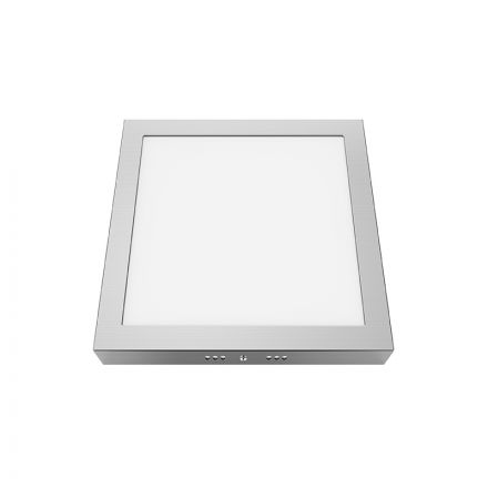 ACA Τετράγωνο LED Panel Οροφής VEKO 23W 4000K Nickel Mat
