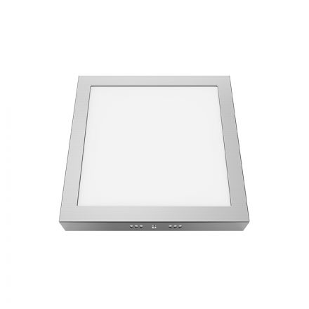 VEKO Τετράγωνο LED Panel Οροφής 23W 4000K Nickel Mat