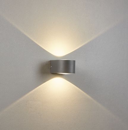 Φωτιστικό Τοίχου LED 11W Αλουμίνιο Σκούρο Γκρι Mavenna IP54