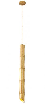 Κρεμαστό Φωτιστικό Bamboo LED 1xGU10 Μέταλλο Bamboo