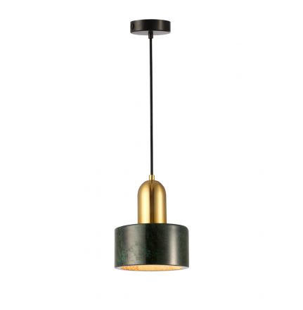 Κρεμαστό Φωτιστικό Marble LED 1xE27 Μέταλλο/Marble Πράσινο