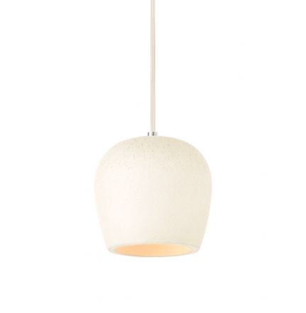 Kolton Κρεμαστό Φωτιστικό 1xE27 Τσιμέντο Λευκό 15,4cm