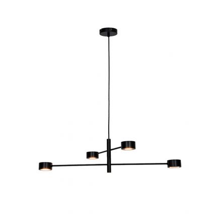 Κρεμαστό Πολύφωτο Φωτιστικό LED 20W Prima Μαύρο