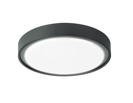 Πλαφονιέρα LED 19W Μαύρη Ø30 Anabella IP65