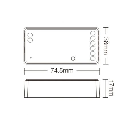 WIFI Ελεγκτής LED 5 Σε 1 A-SW5 IP20
