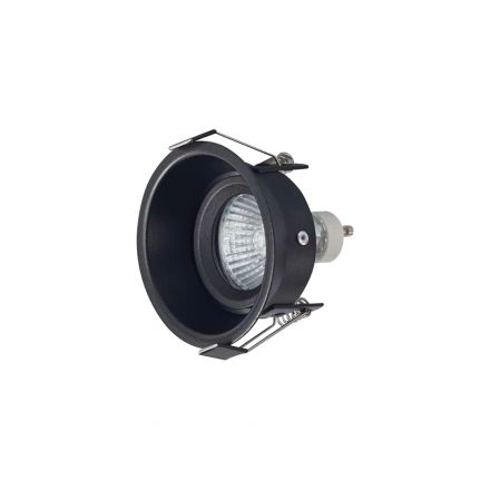 InLight Χωνευτό σποτ από μαύρο μέταλλο (Χ0010-BL)