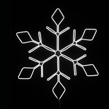 Σχέδιο Φωτοσωλήνα Neon Snowflake 600 LED Ψυχρό Λευκό IP44