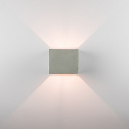 Zambelis Lights Απλίκα Τοίχου G9 Τσιμεντένια Γκρι