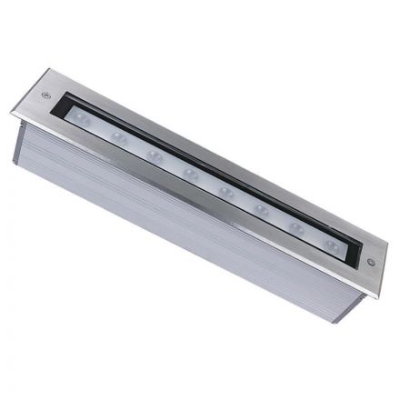 Zambelis Lights Χωνευτό Φωτιστικό LED 9W 3000K 720Lm IP67 Stainless Steel