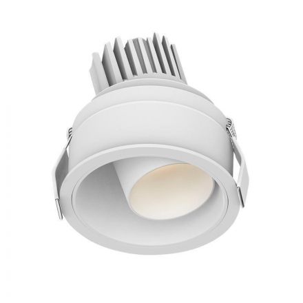 Zambelis Lights Χωνευτό Spot LED 10W 3000K 720Lm 38° Λευκό IP44 Cri90 S173