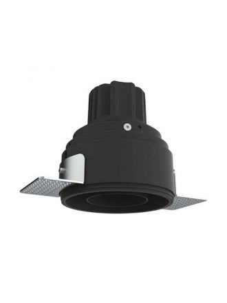 Zambelis Lights Χωνευτό Spot LED 10W 3000K 720Lm 38° Μαύρο IP44 Cri90