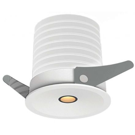 Zambelis Lights Χωνευτό Spot LED 1x6W 3000K 420Lm Λευκό IP44 Cri90