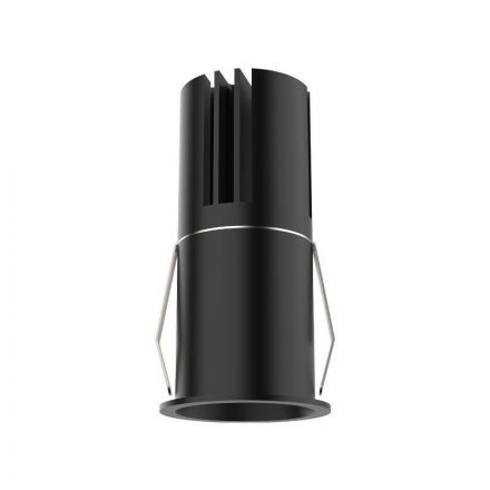 Zambelis Lights Χωνευτό Spot LED 9W 3000K 380Lm 3V Cri90 24° Μαύρο Ματ