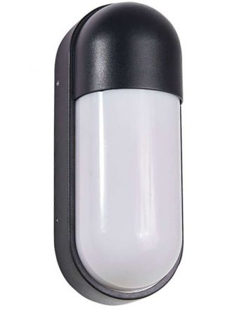 Zambelis Lights Επίτοιχη Απλίκα LED 2x3W 3000K 540Lm Γραφίτης IP54
