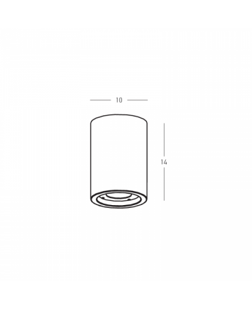 Zambelis Lights Επίτοιχο Φωτιστικό 1xGU10 Τσιμέντο IP54
