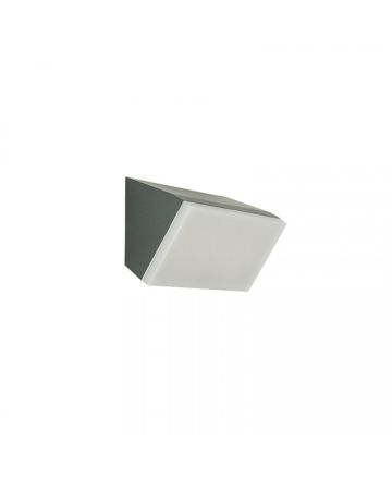 Zambelis Lights Επίτοιχο Φωτιστικό LED 10W 3000K Γραφίτης IP65