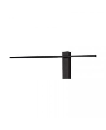 Zambelis Lights Επίτοιχο Φωτιστικό LED 10W 3000K Περιστρεφόμενο Μαύρο Μέταλλο