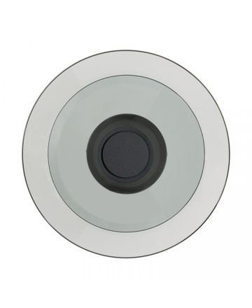 Zambelis Lights Επίτοιχο Φωτιστικό LED 10W Μαύρο-Φιμέ Γυαλί