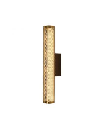 Zambelis Lights Επίτοιχο Φωτιστικό LED 11W 3000K 576Lm Μαύρο Ματ-Brass